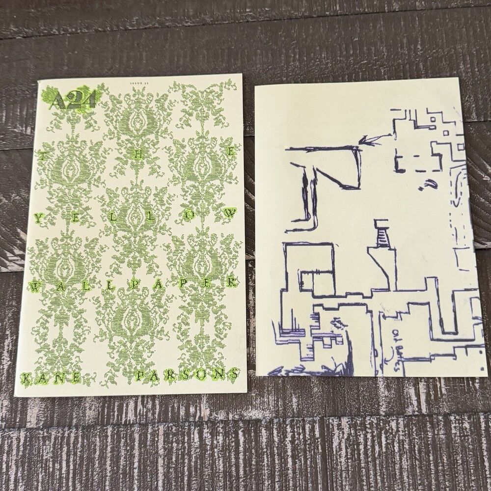 A24 Backrooms The yellow Wallpaper Kane Parsons Zine Map Exclusive New Dead End